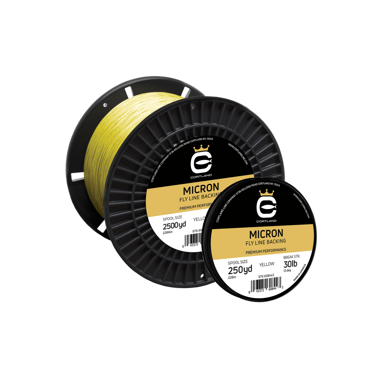 Micron Fly Line Backing - Yellow – Nervouswater