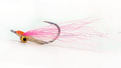 Clouser Saltwater fly Pink & White 