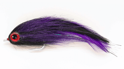 GT Brush Saltwater fly Purple & Black