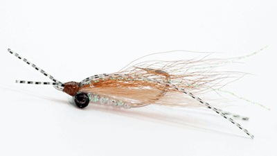 Rubber leg Charlie Saltwater fly Tan